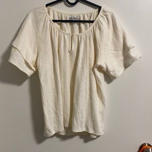 Madewell Cream Blouse